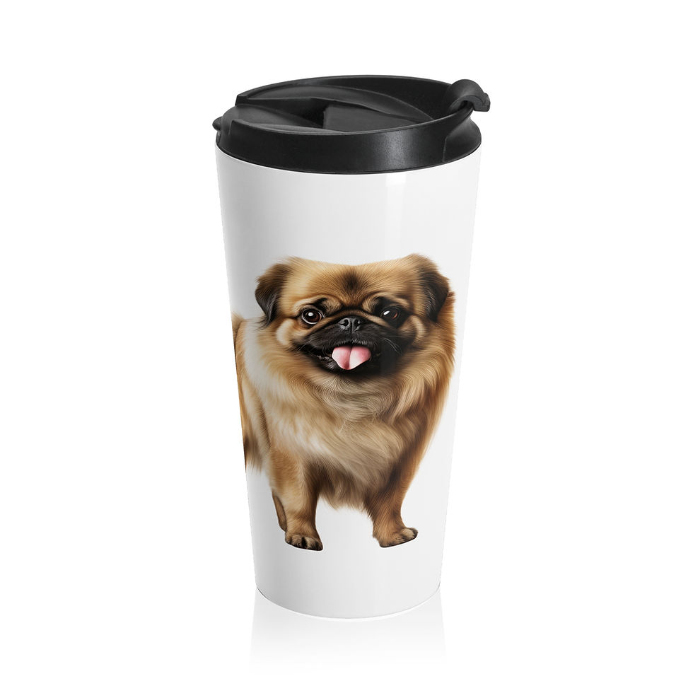 I Love My Pekingese Stainless Steel Travel Mug