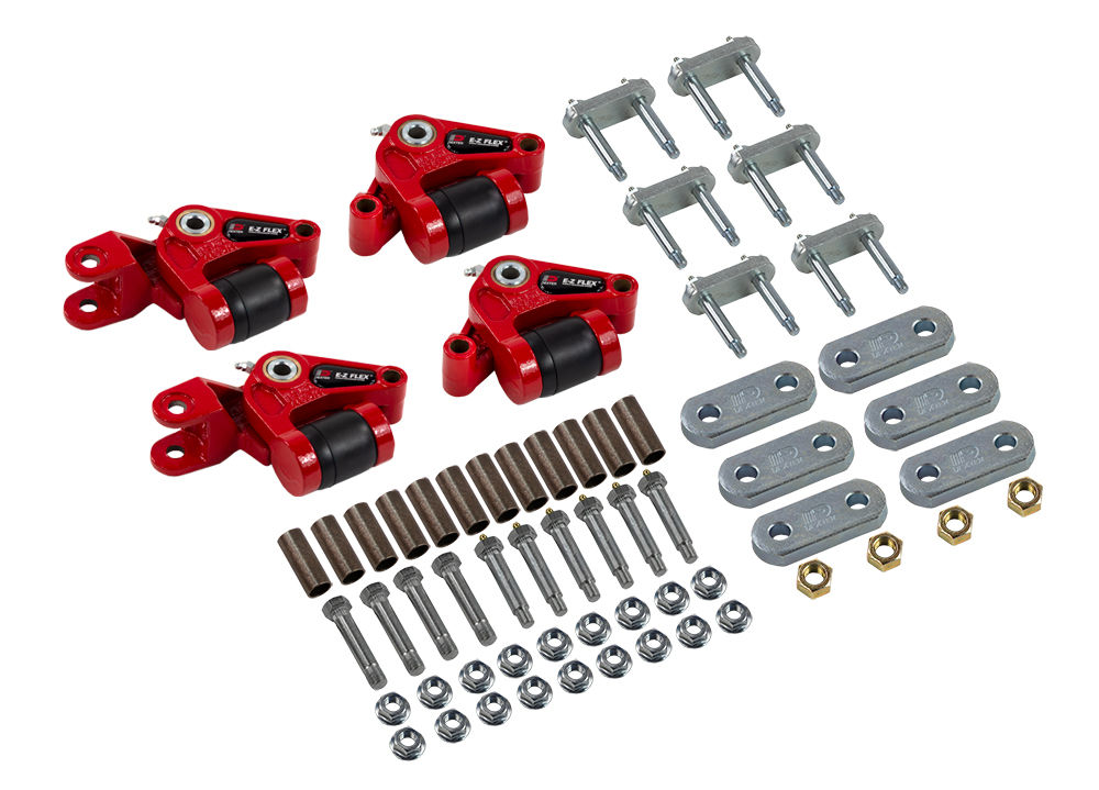 E-Z Flex Conversion Kit, Double-Eye, Triple Axle Suspension, 33" Axle Sp
