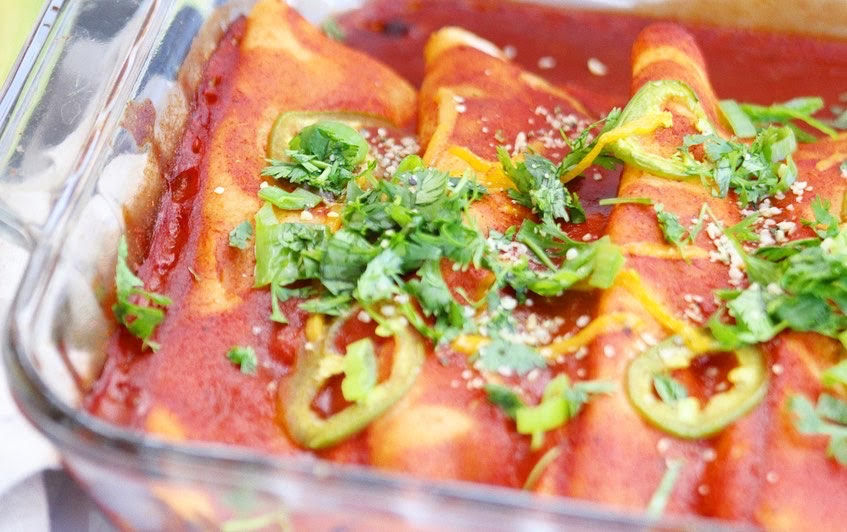 Easy Vegan Enchiladas