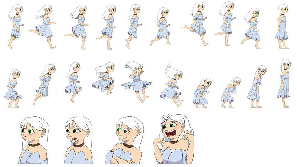 sprite sheet protag