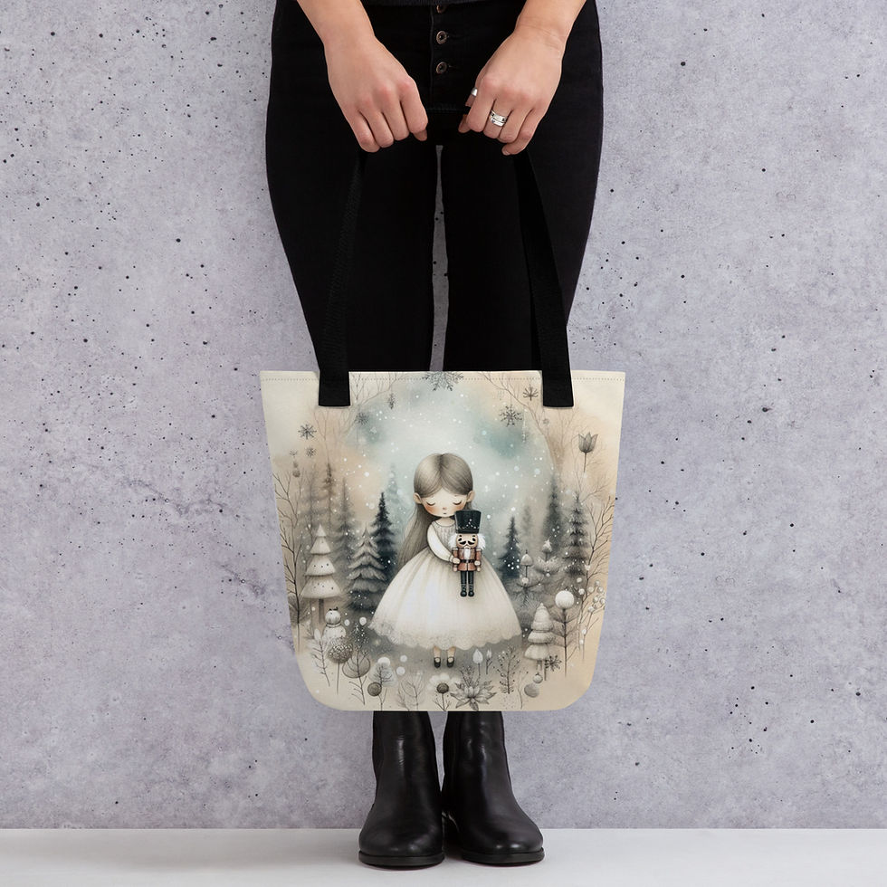 Thumbnail: Clara and the Nutcracker Tote Bag – Festive Holiday Gift for Ballet Lovers