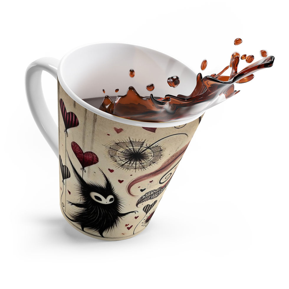 Thumbnail: Wintermere Forest Valentines Tea (or Coffee) for Two Latte Mug