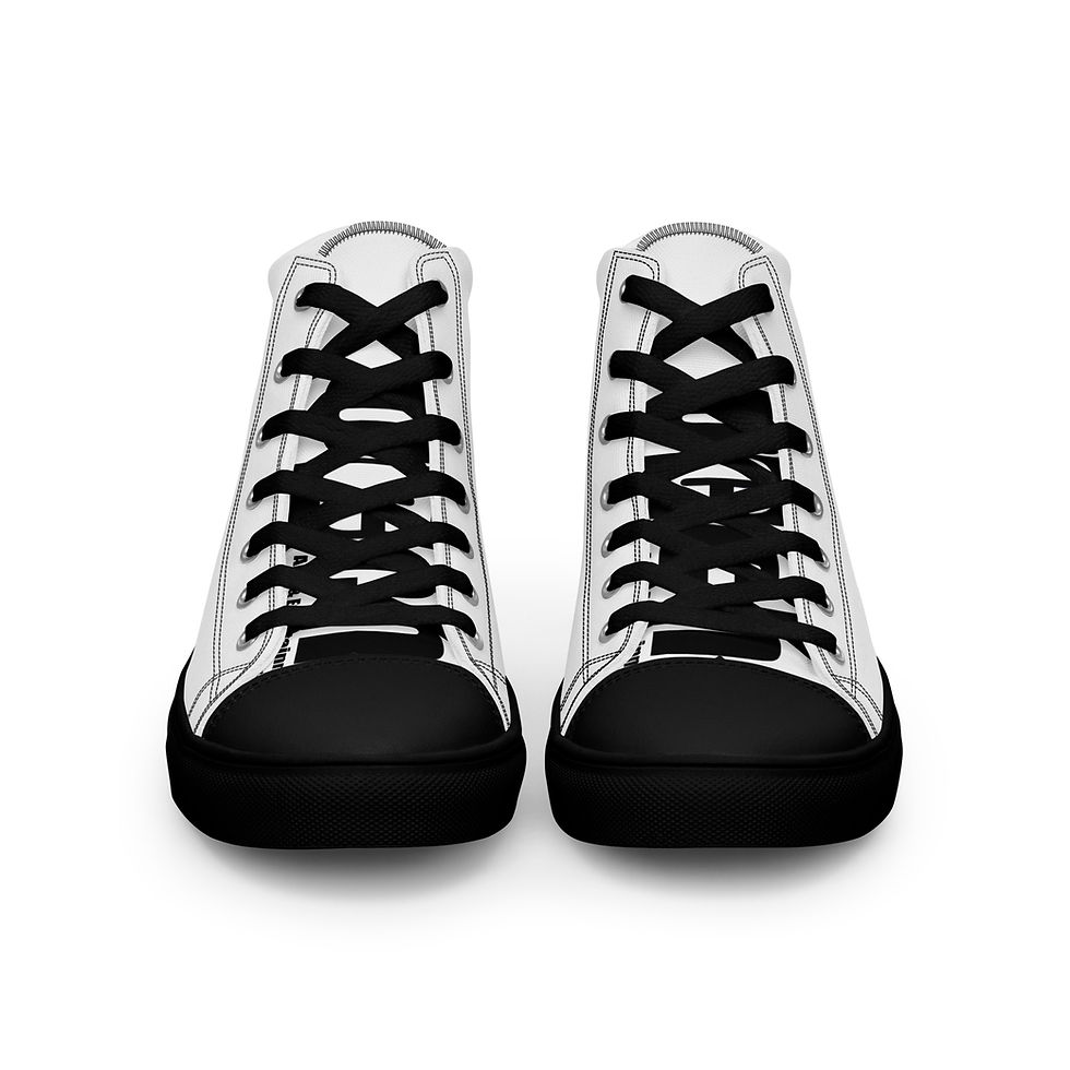 Miniatura: Occhi Arts Men’s high top canvas shoes