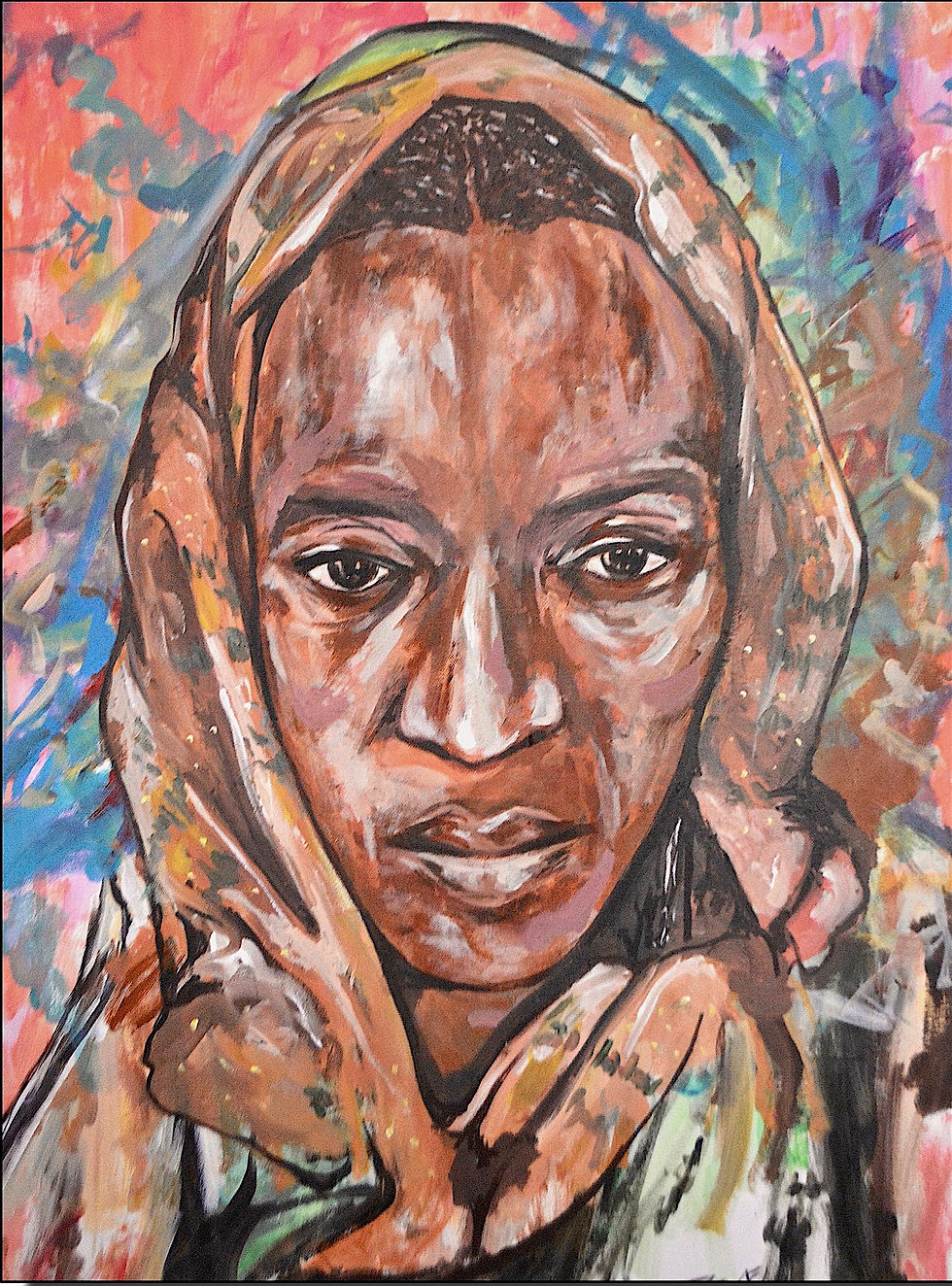 Woman with Scarf