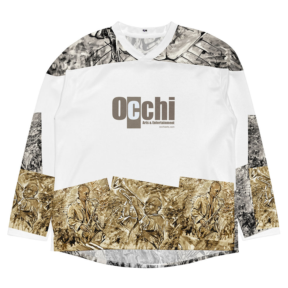 Thumbnail: Recycled hockey fan jersey