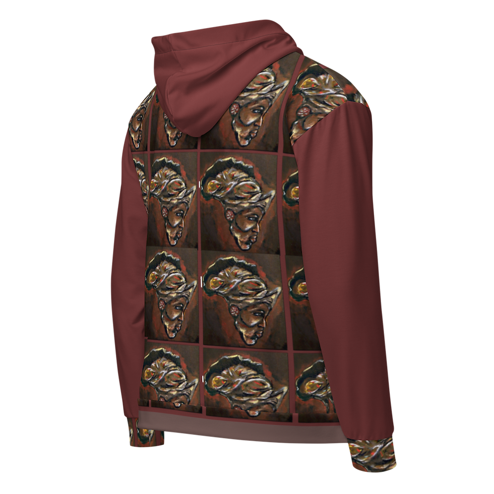 Thumbnail: 'The Message' Unisex zip hoodie
