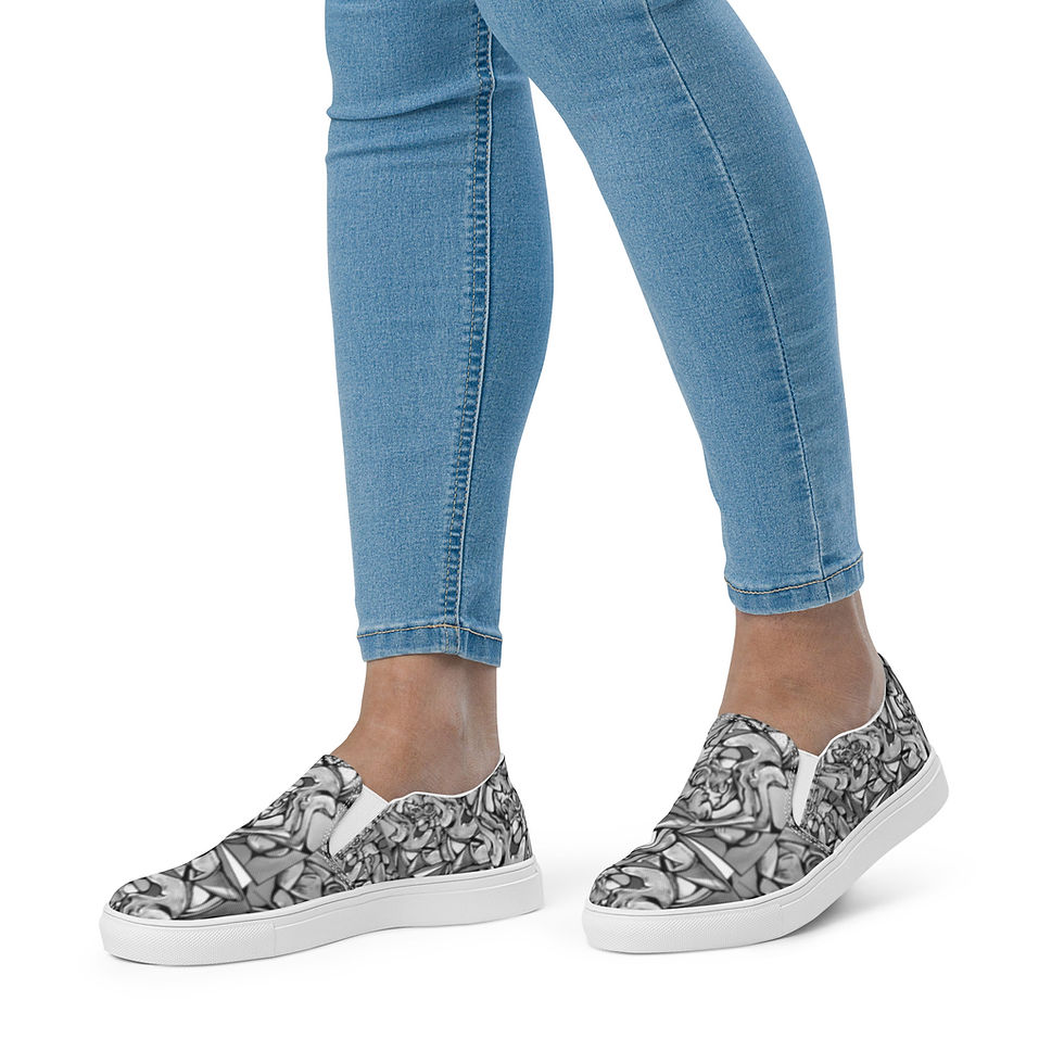 Thumbnail: Eve & Adam Women’s slip-on canvas shoes