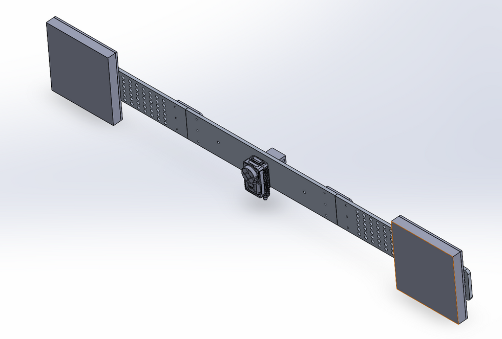 3D CAD representation of the Tab Direction Vision system assembly. (Unified design to adjust the positions of illumination)