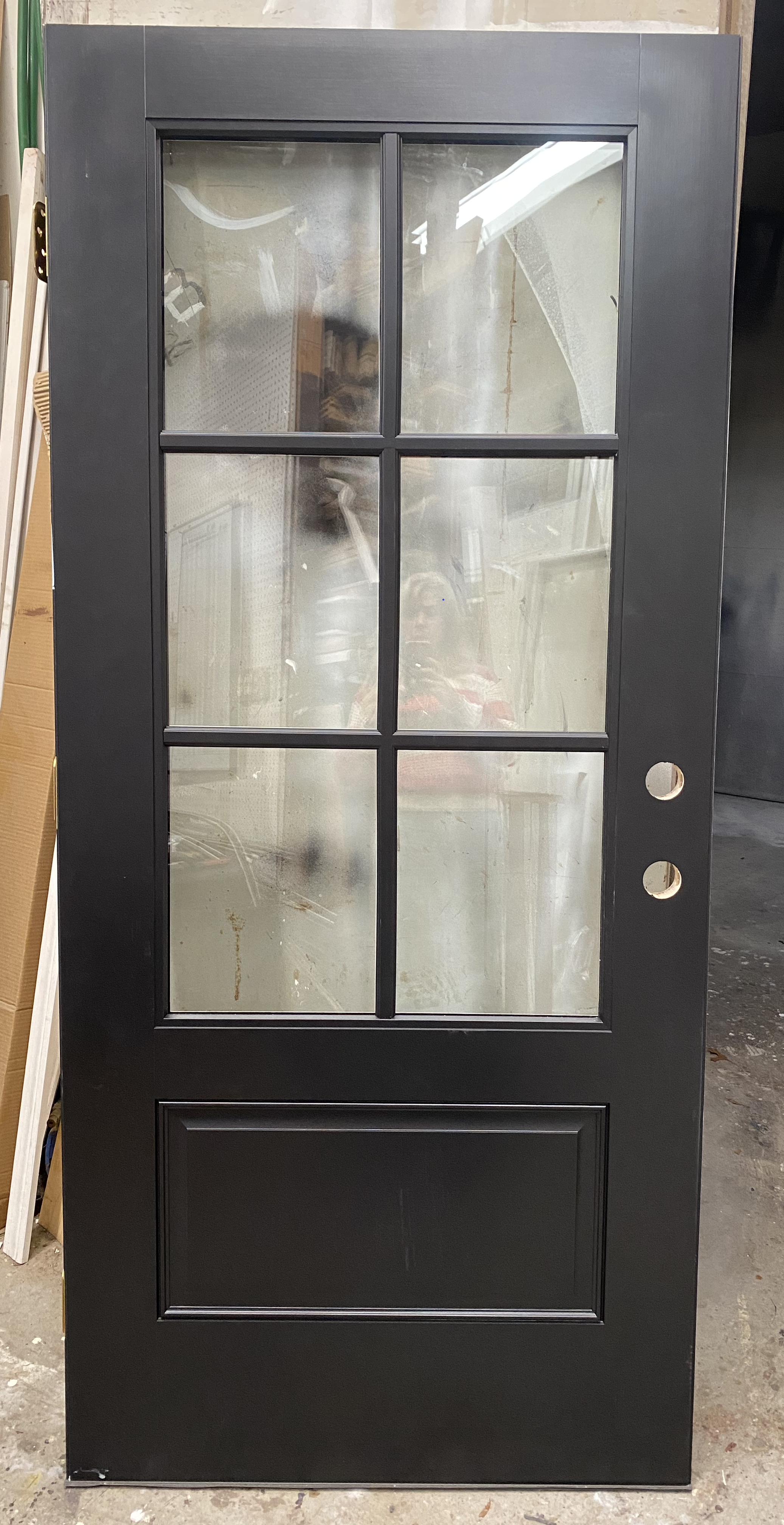 Exterior 6-Lite 1 Panel Door Inv# TT173