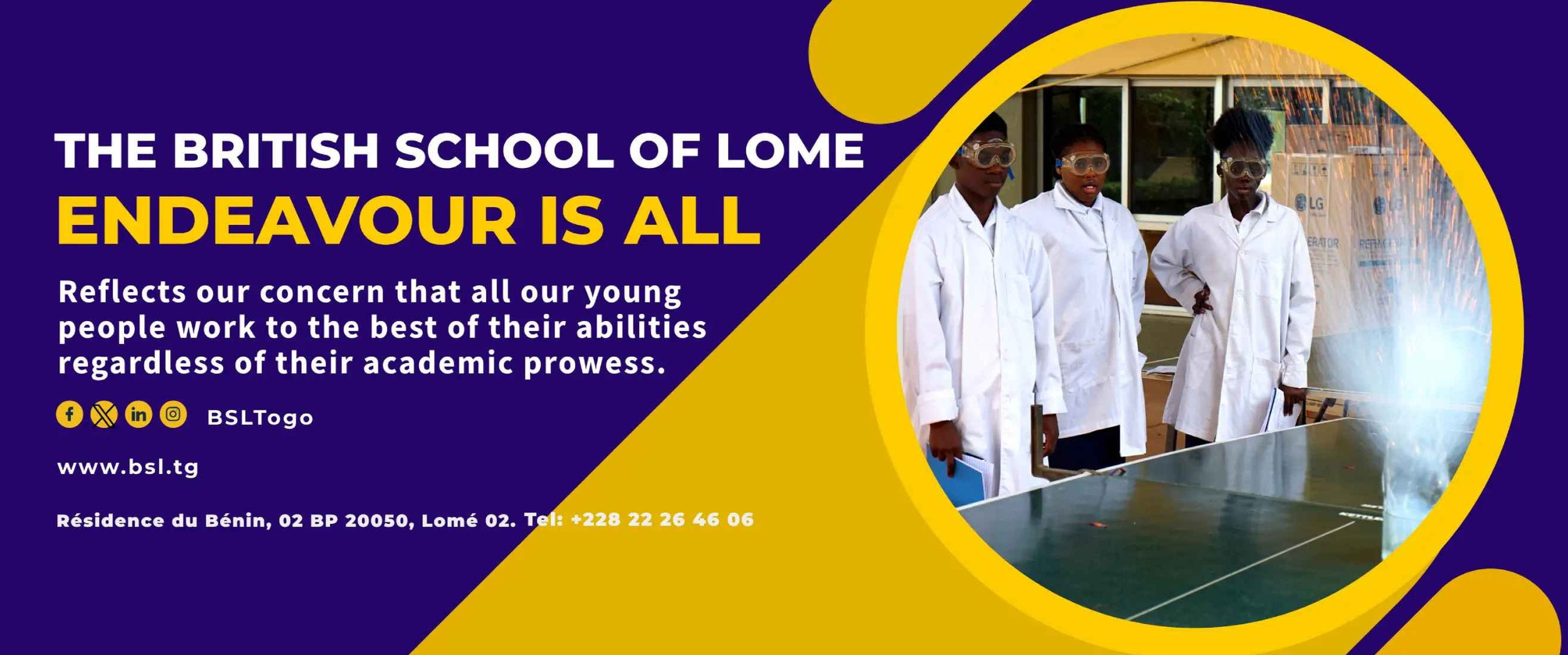 British School of Lomé logo