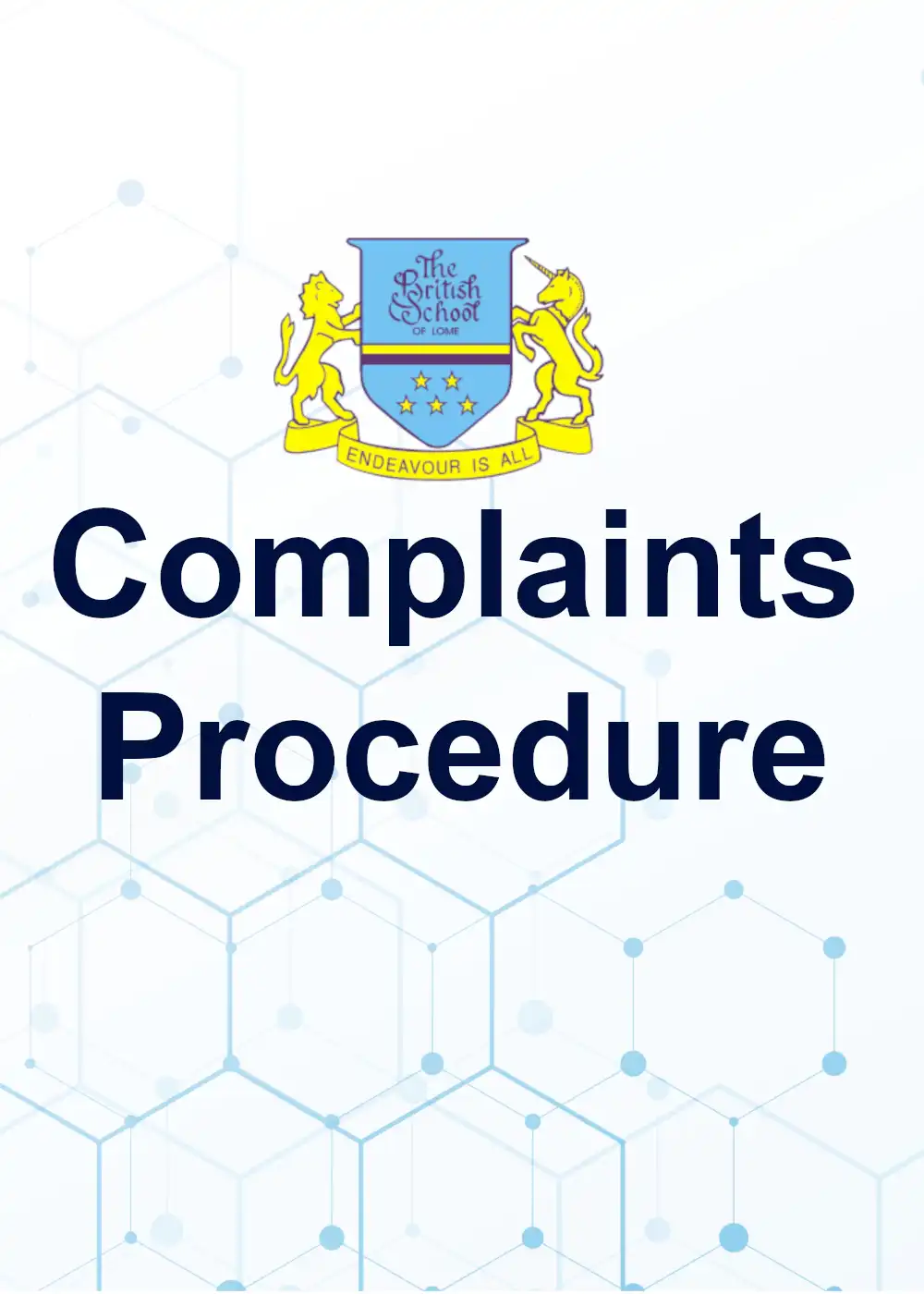 School Policies British School Lomé