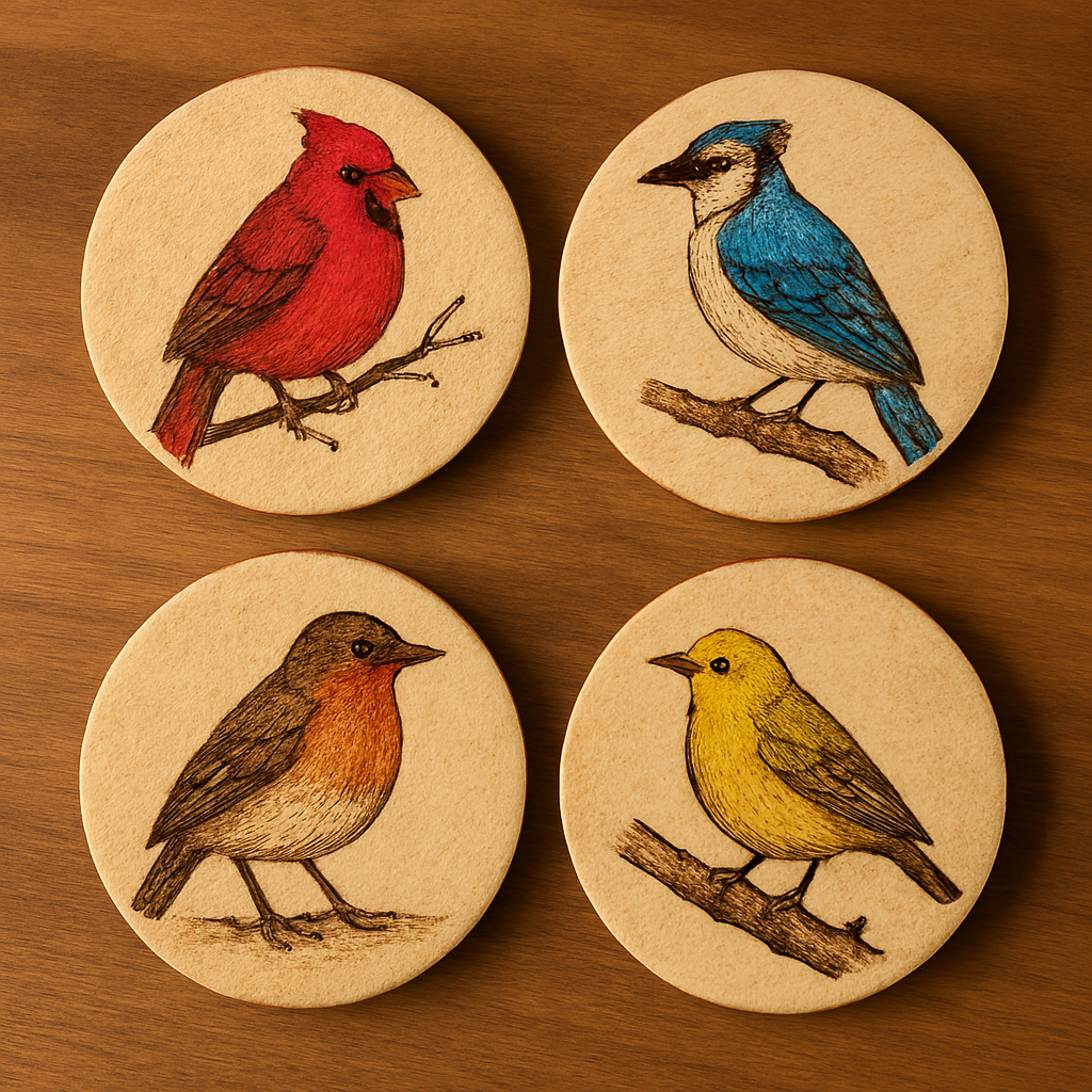 Birds of Canada Coasters