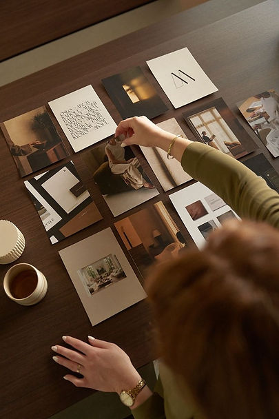 Planche d’ambiance pour un projet de décoration intérieure