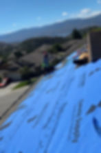 Roof fully covered with synthetic underlayment and ice and water shield