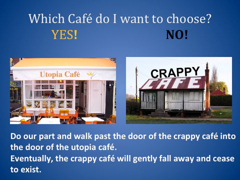 Utopia Cafe versus Crappy Cafe
