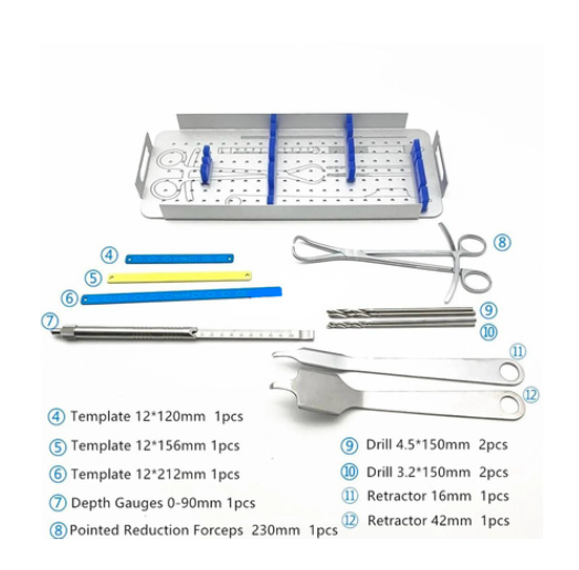 KIT DE INSTRUMENTAL QUIRÚRGICO CIRUGÍA ORTOPÉDICA HORSE