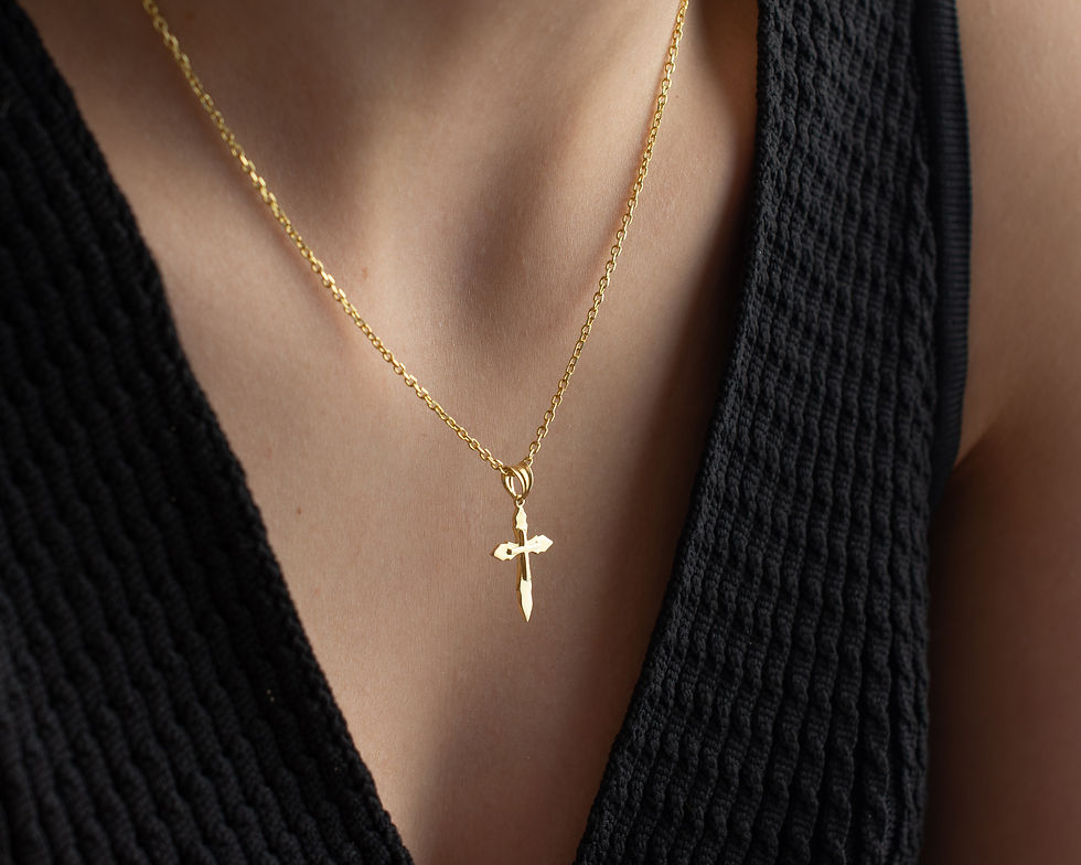 Küçük resim: Cross Necklace