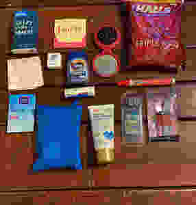 Stage manager kit hygiene and bath products for theatre
