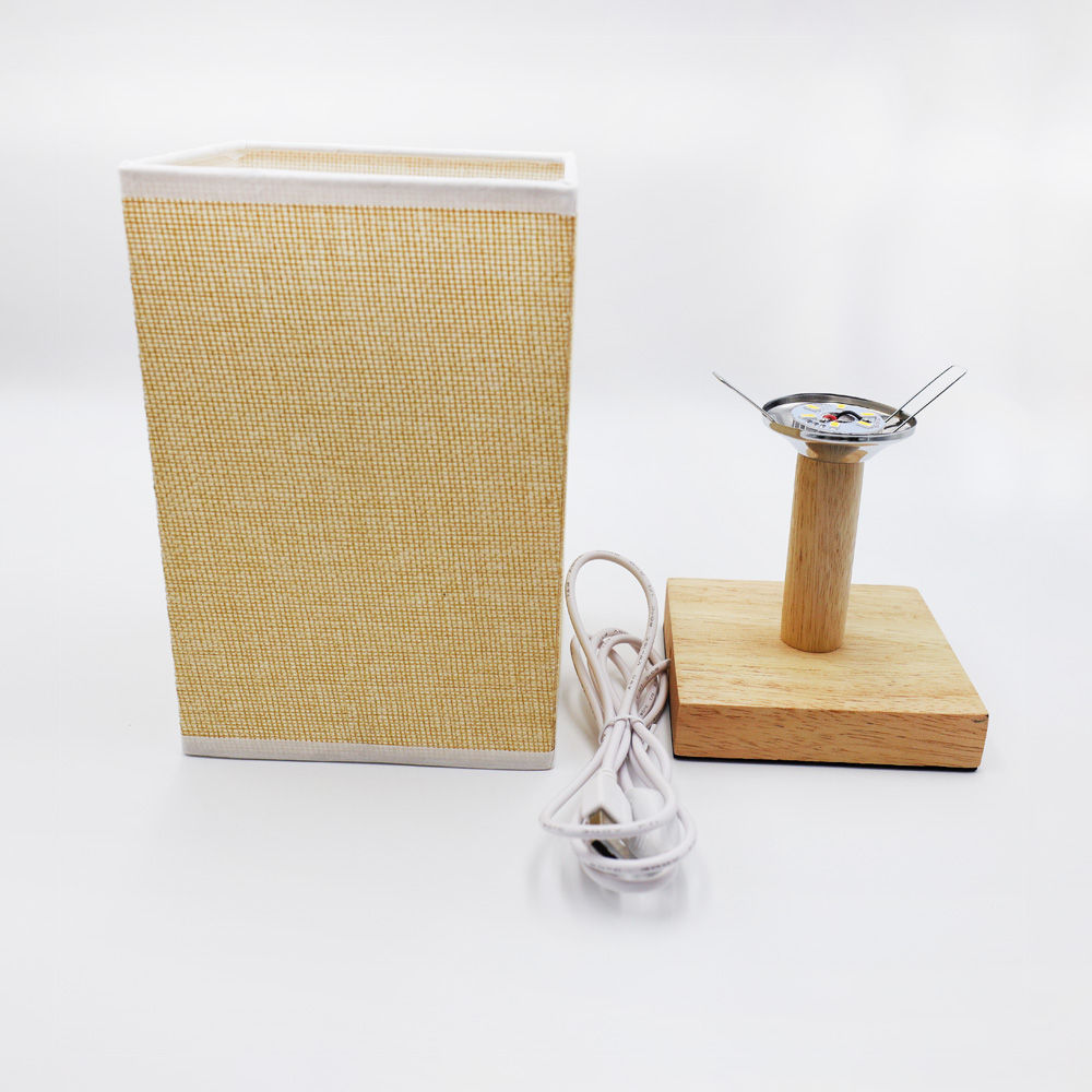 1pc Bedside USB Table Lamp Night Light , Warm Light Atmosphere Lamp For DIY Lamp