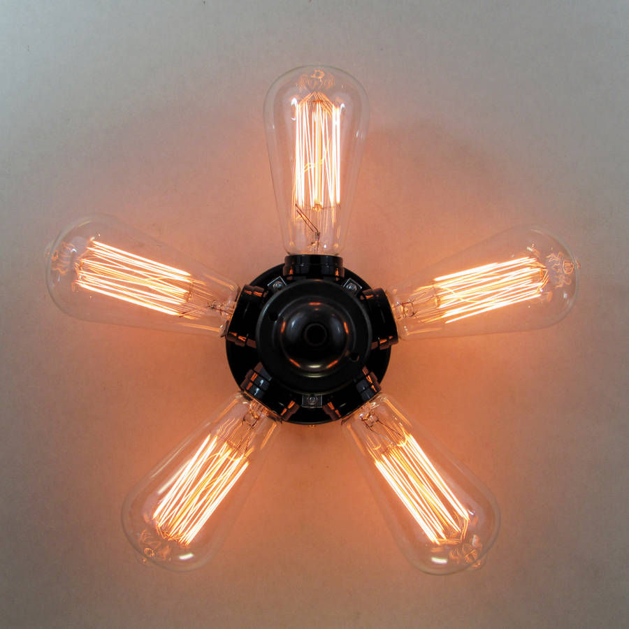 Thumbnail: Propeller Style Ceiling Or Wall Lighting