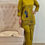 Thumbnail: Olive green cotton co-ord set