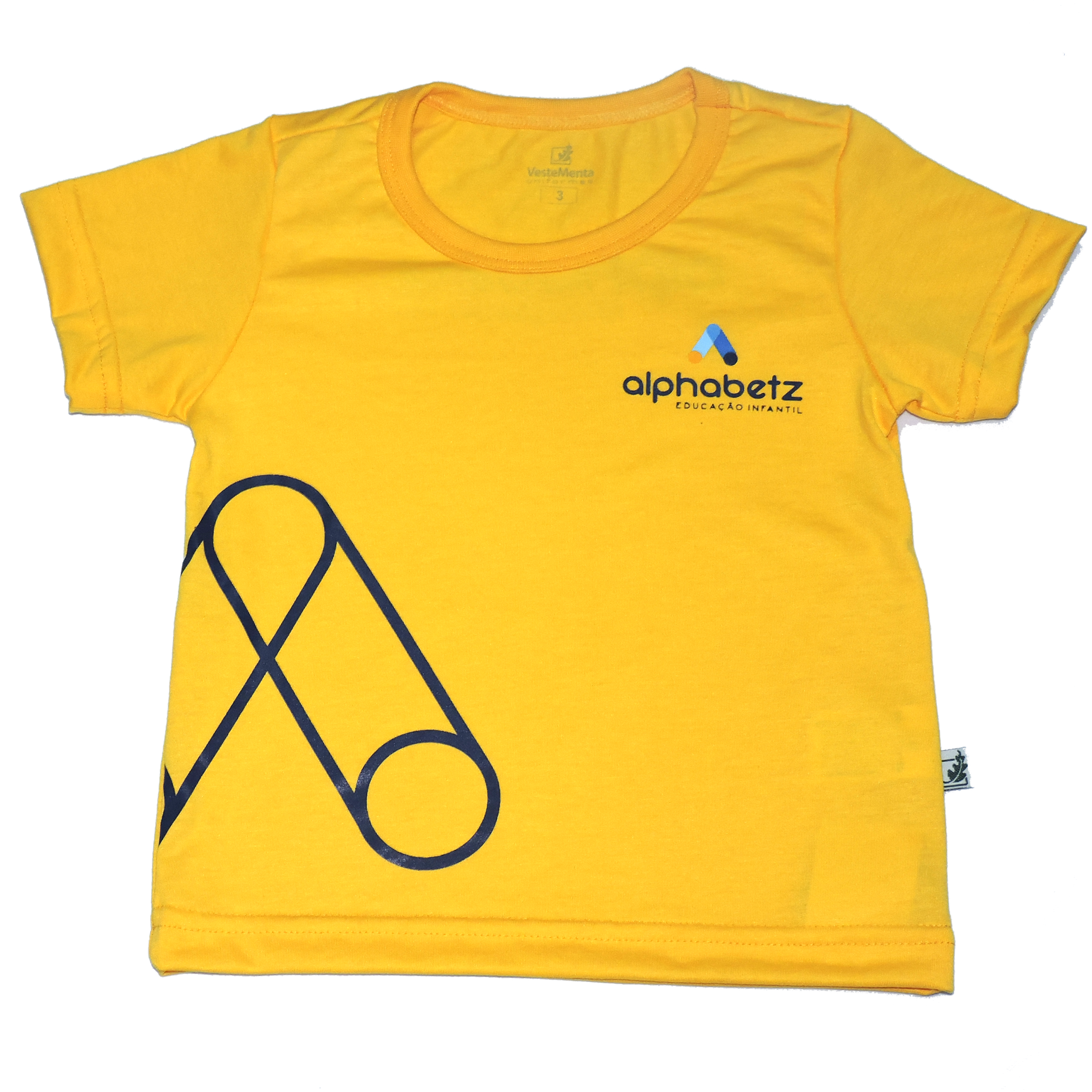 Camisa C/Manga Amarela Alphabetz