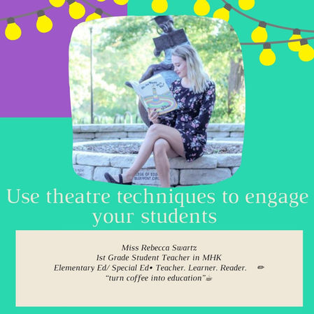 Use theatre techniques to engage your students 