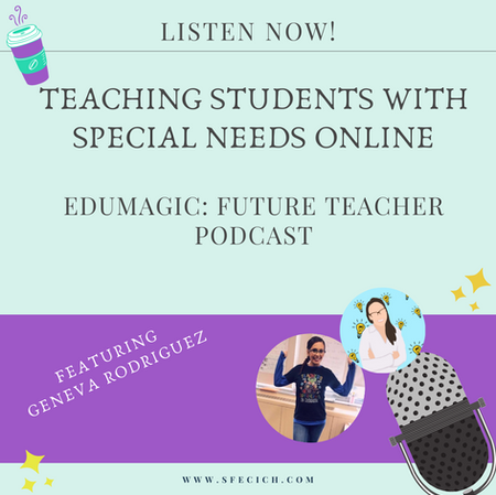 Teaching students with disabilities online featuring Geneva Rodriguez