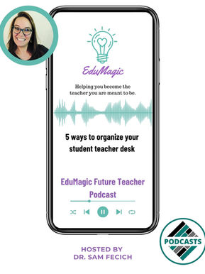 5 ways to organize your student teacher desk 