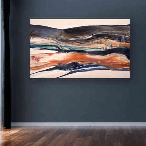 oeuvre sur bois