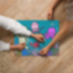 Thumbnail: 252-Pieces Puzzle - Tiny and Ocean Friends, 252 Pieces