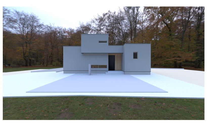 【家族と楽しむ庭の平屋】