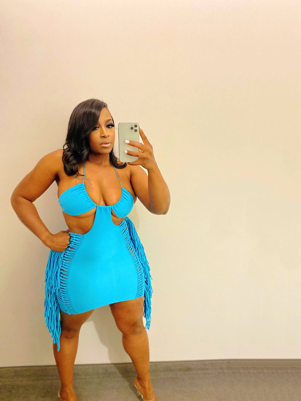 Thumbnail: Bandage Fringe Dress