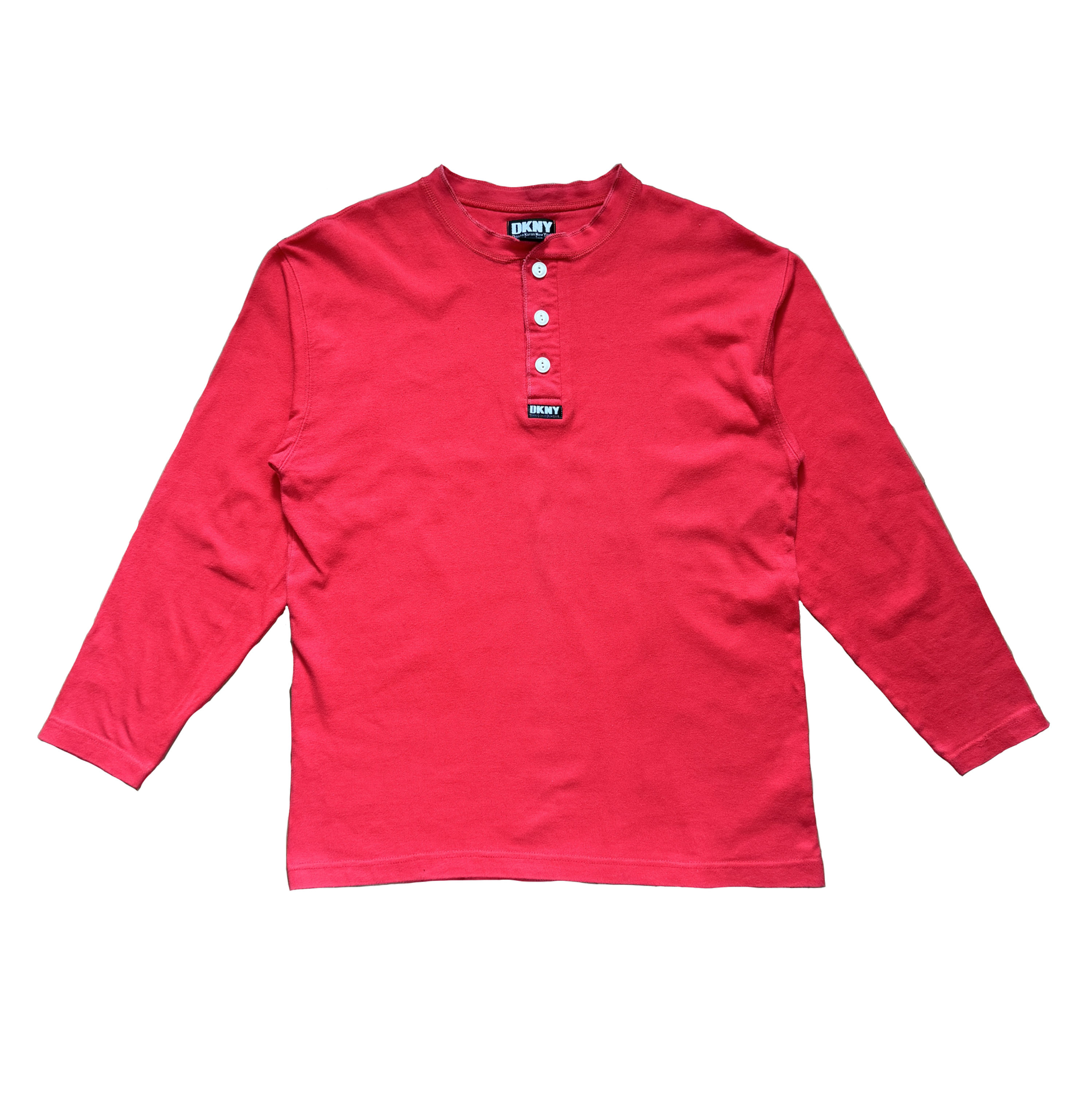 90`s DKNY Henry neck L/S T-shirt
