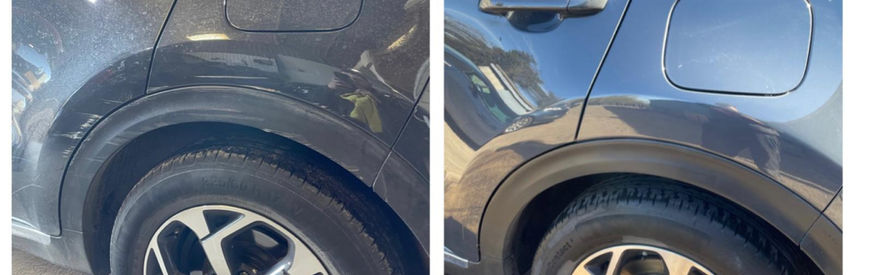 Dent Repair on a car