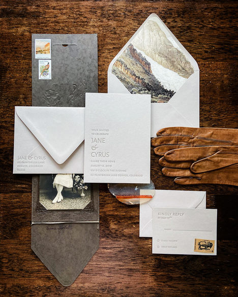 Montana wedding stationer