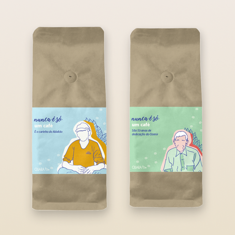 Projeto de embalagem para Chiara café
