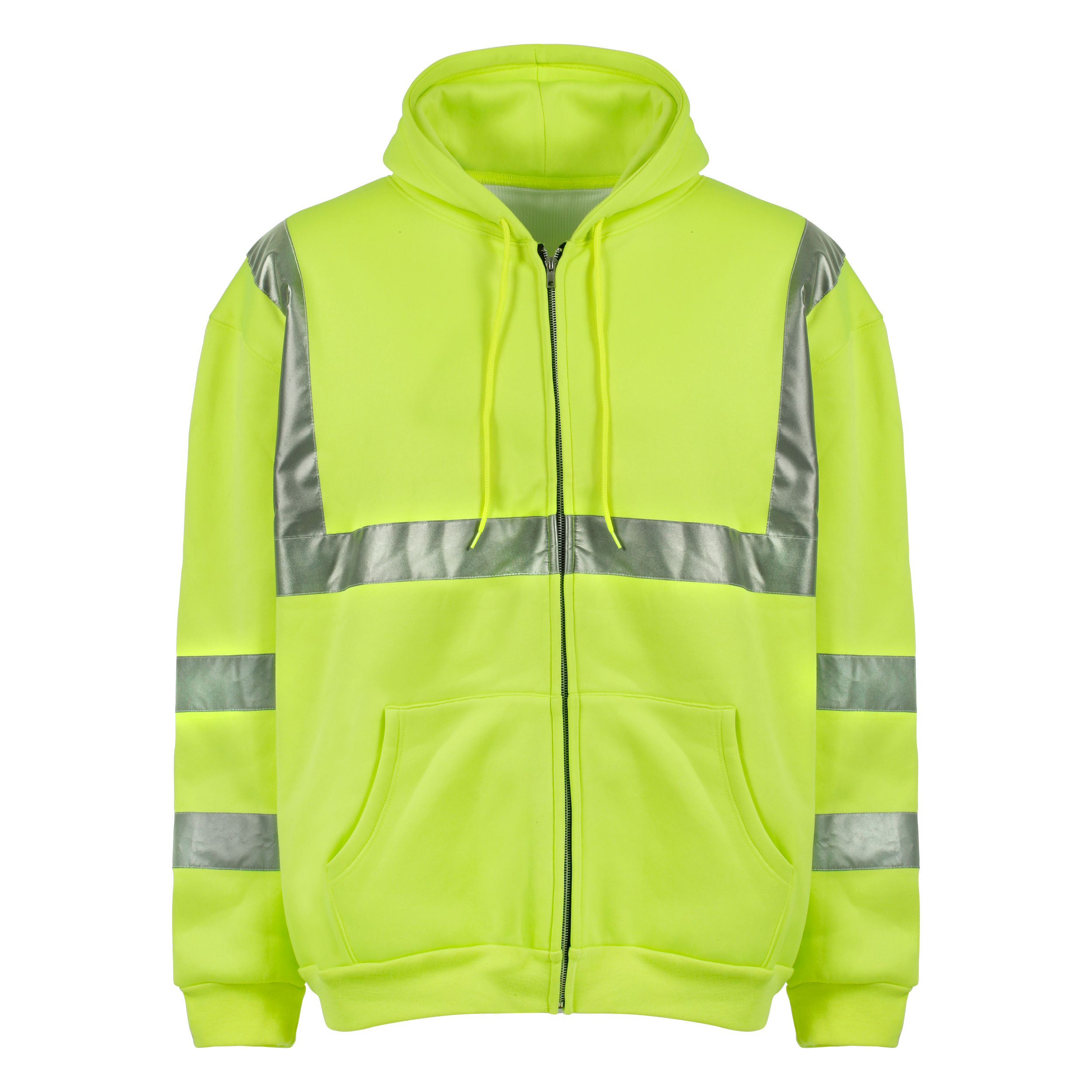 ANSI Class 2 Zip Up Hoodie w/ Tape