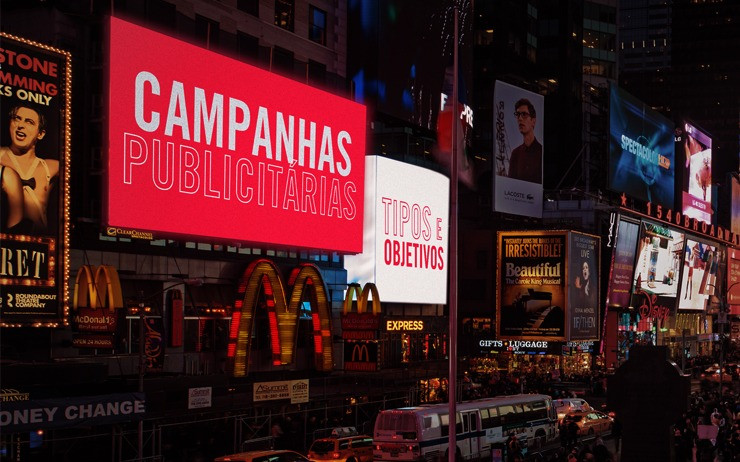 Campanhas publicitárias - tipos e objetivos