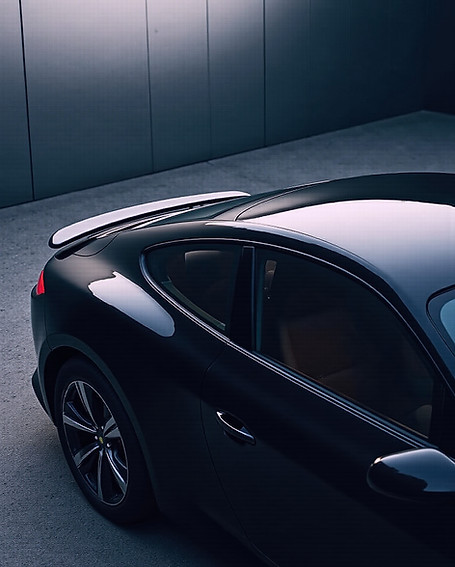 vehicle with tinted windows