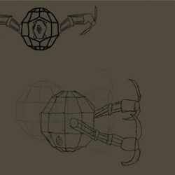 This is some of the development work that went into redoing this piece, I did front and side profiles to get a better grasp of how I will model it.