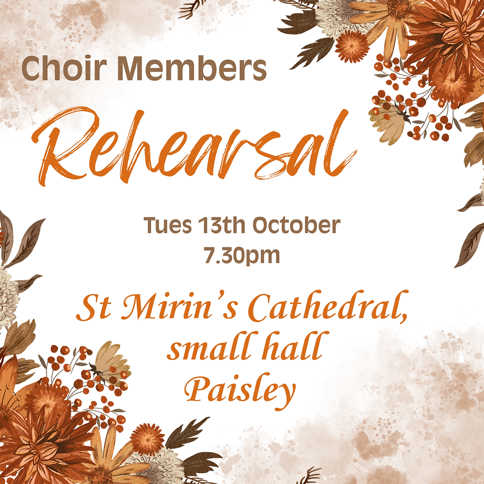 Rehearse 13 Oct