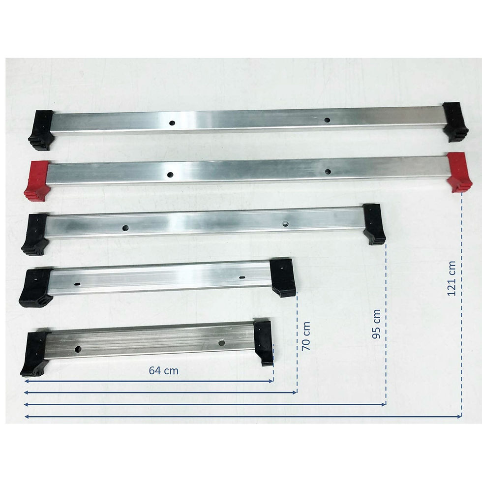 BTF Base Estabilizadora Escaleras Industriales y de Bricolaje, perfil 66x20 mm