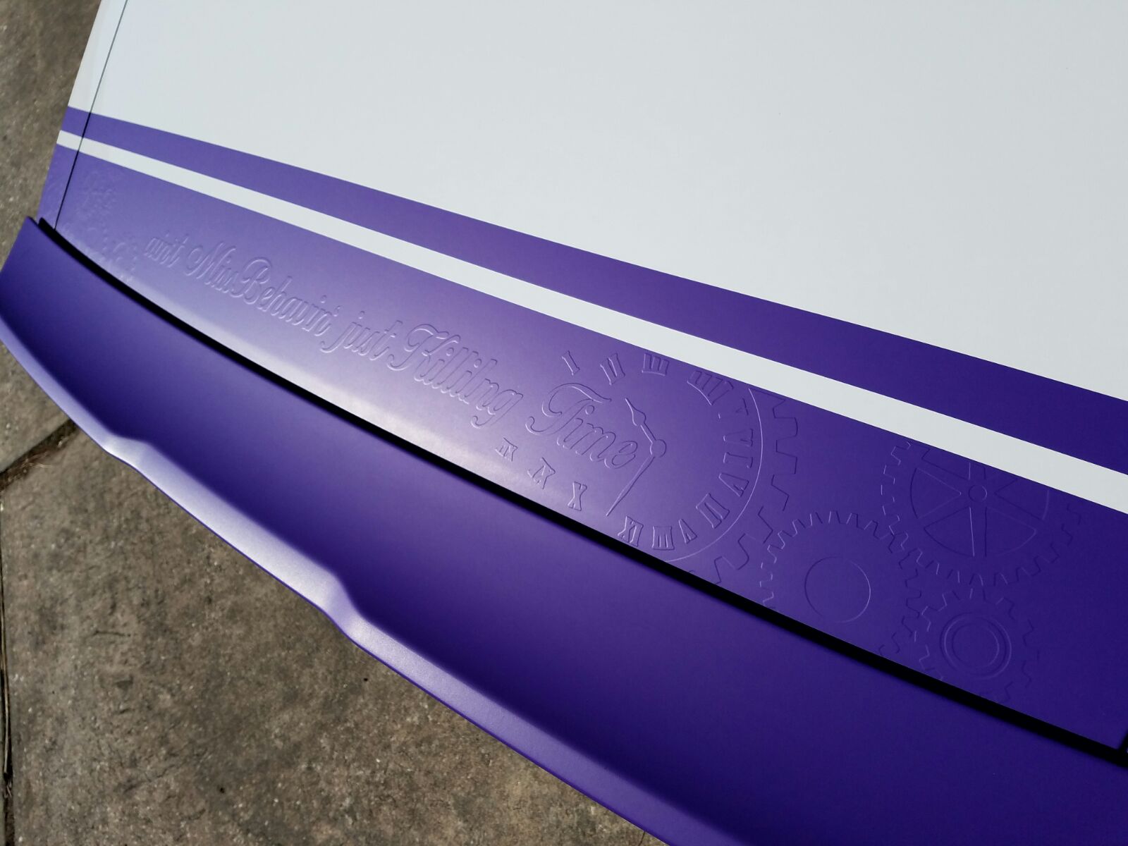 Embossed vinyl