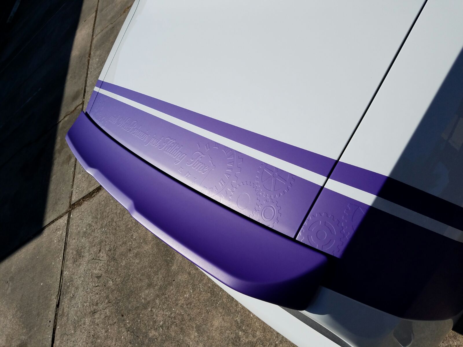 dodge challenger embossed