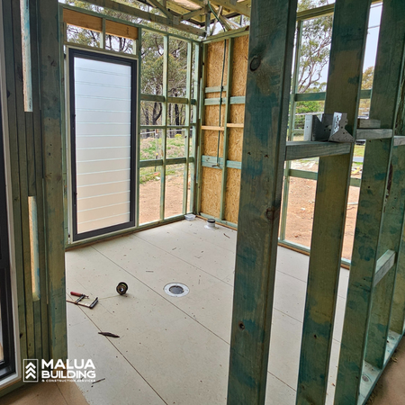 Timber framework for new home - Rosedale NSW -Malua Building and Construction South Coast