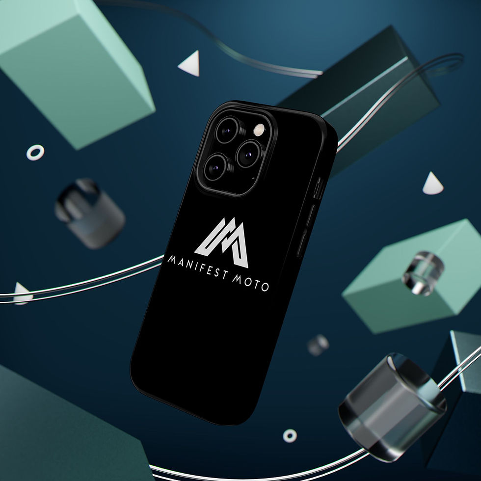 Thumbnail: Magnetic Impact-Resistant Phone Case — Manifest Moto Logo