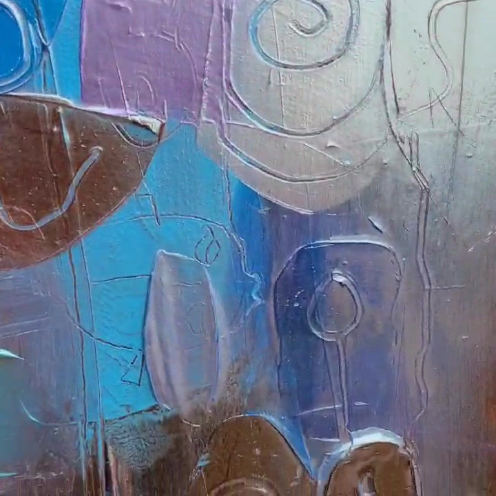 Thumbnail: Close up, Raindance, original painting by Stacy Neasham, AnAbstractedView
