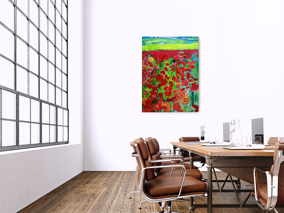 Thumbnail: Poppies 36 x 48