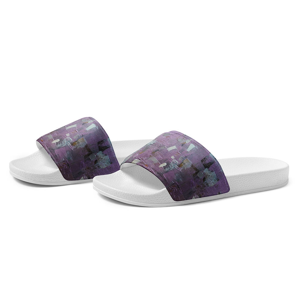 Thumbnail: Women's slides - Purple rain - slip on shoes